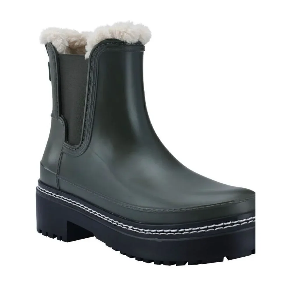 Marc Fisher Fargo Waterproof Dark Blue Boot NWT Size 6